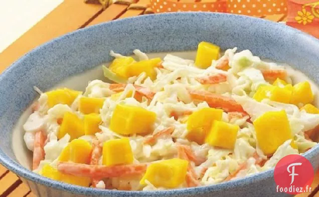 Salade de chou au Citron Vert et à la Mangue