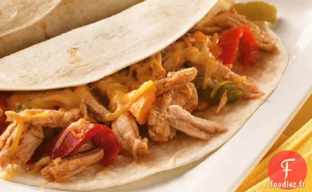 Fajitas de Porc Effiloché à la Mijoteuse