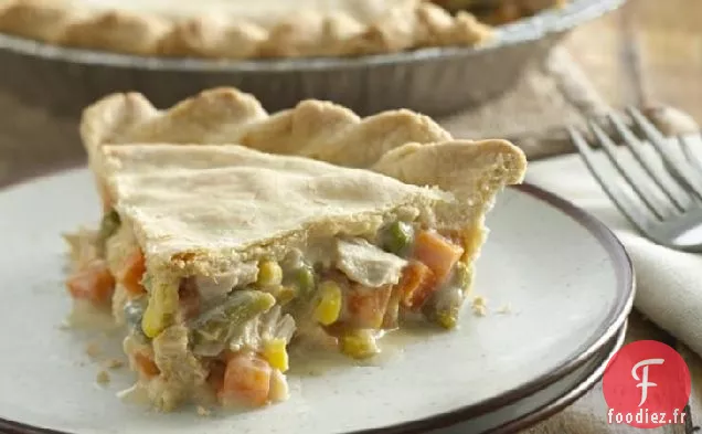 Tarte au Poulet et aux Légumes