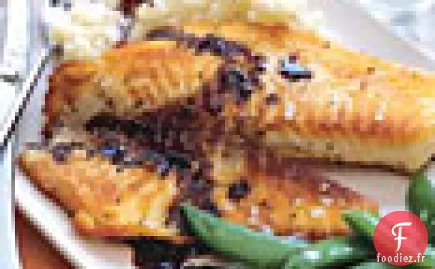 Tilapia Avec Sauce Au Beurre Balsamique, Purée De Pommes De Terre Au Thym Et