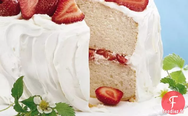 Gâteau au Yaourt aux Fraises