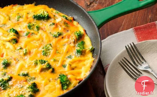 Frittata au Brocoli au Fromage