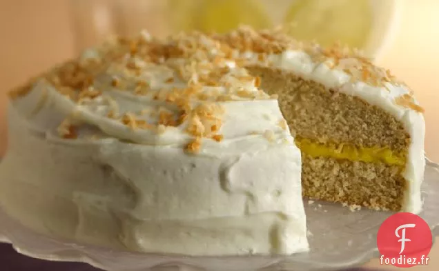 Gâteau à la Noix de Coco Fourré au Citron