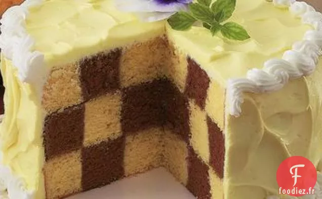 Gâteau en Damier de Fête