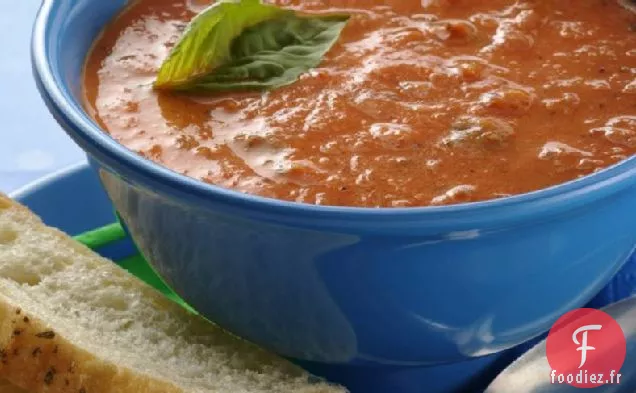Soupe de Tomates Rôties Au Feu