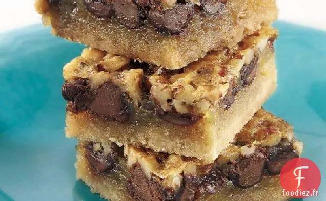 Barres à Tarte au Chocolat Et Aux Pacanes Classiques