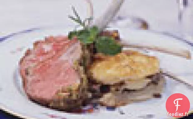 Carré D'Agneau En Croûte De Moutarde Et D'Herbes