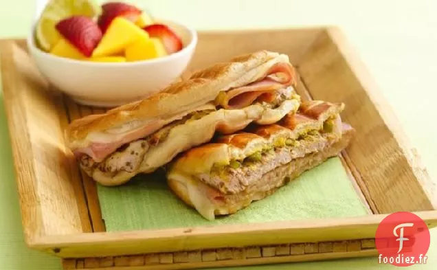 Sandwichs Pressés au Porc Cubain Grillé