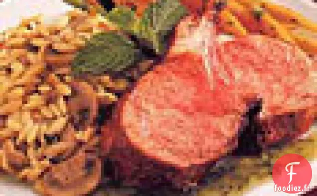 Carré D'Agneau Avec Glaçage Chutney-menthe