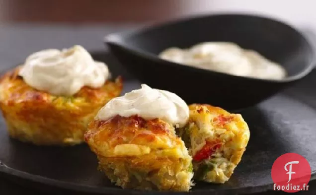Mini Tartes au Crabe Incroyablement Faciles