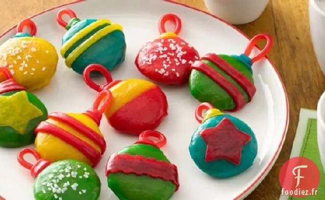 Ornements de Biscuits de Vacances Sans Cuisson