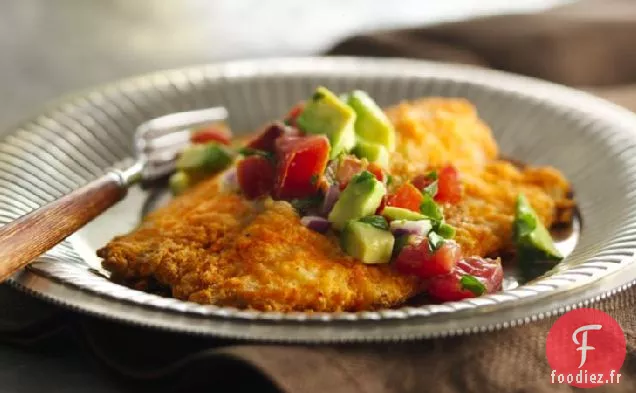 Poisson Impertinent avec Salsa Tomate-Bacon-Avocat