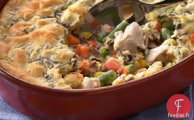 Tarte au Riz Sauvage et À la Dinde