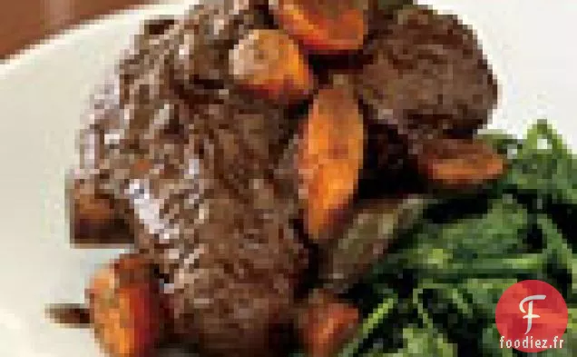 Jarrets D'Agneau Braisés À La Coriandre, Au Fenouil Et À L'Anis Étoilé