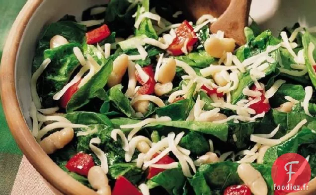 Salade Tiède de Haricots et d'Épinards