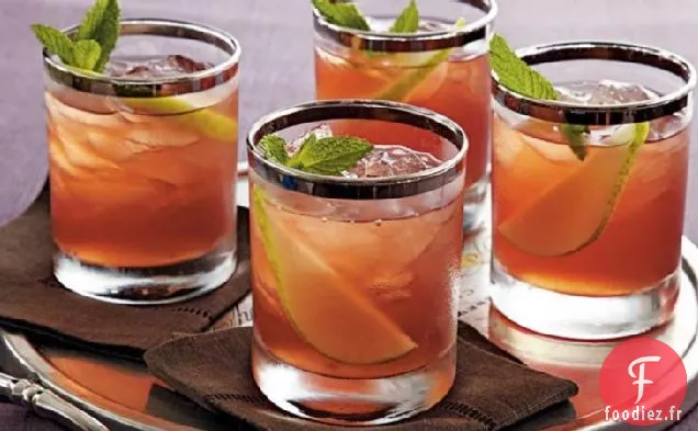 Cocktail aux Poires et aux Canneberges