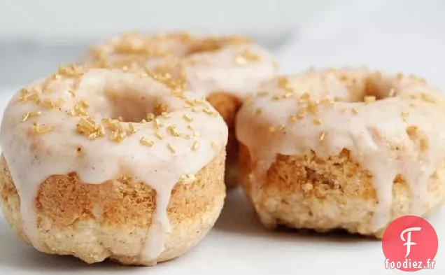 Beignets aux Pommes et aux Épices au Four avec Glaçage à la cannelle