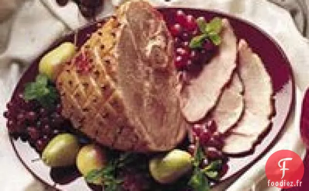 Jambon Cuit Glacé Au Miel (Taille de la Foule)