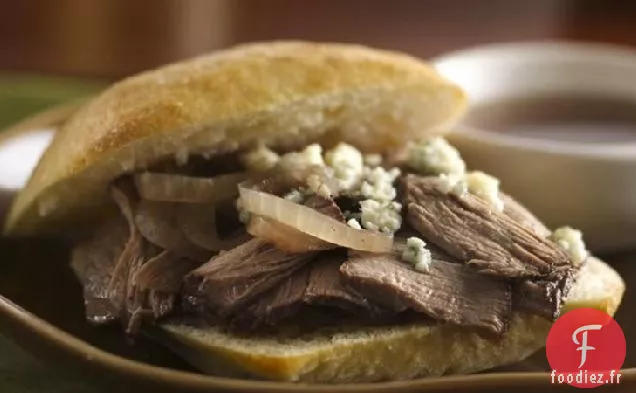 Sandwichs au Bœuf Zinfandel et au Fromage Bleu