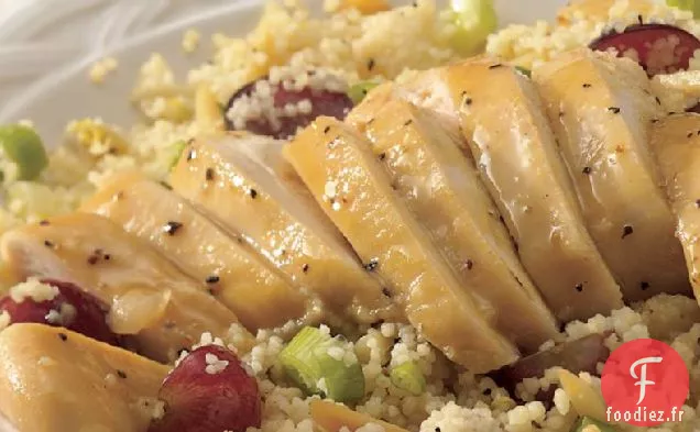 Salade de Couscous au Poulet au Miel et à la Moutarde