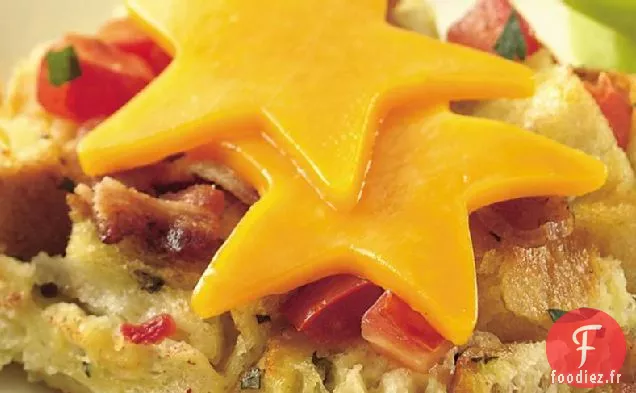 Strates de Bacon, Fromage et Tomates