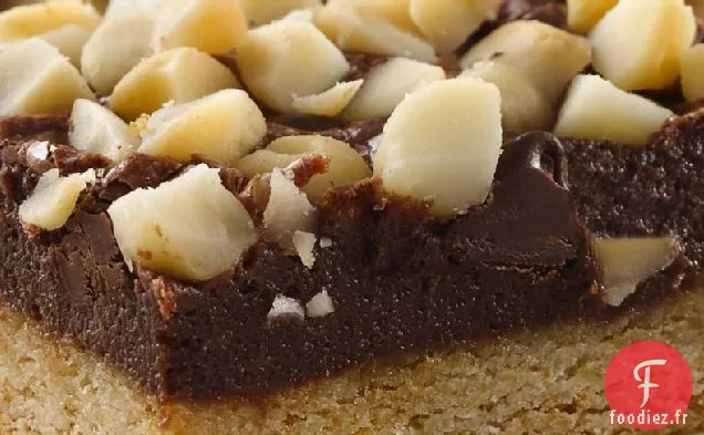 Barres de Macadamia Au Chocolat Noir et Blanc