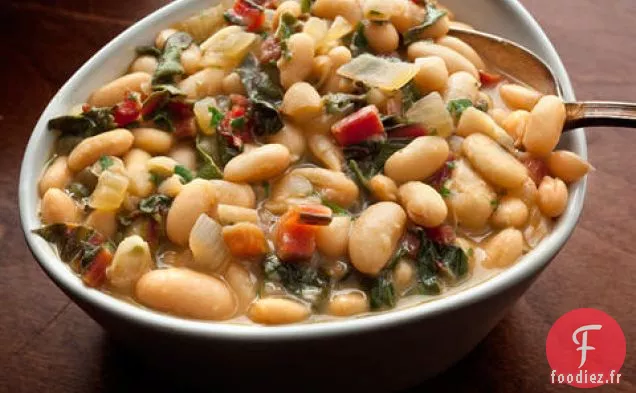 Haricots Blancs Braisés à la Bette à Carde