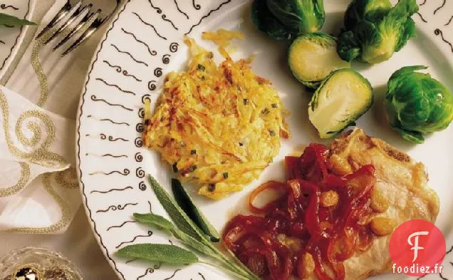 Côtelettes de Veau aux Oignons Caramélisés