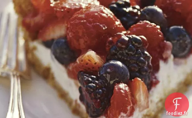 Tarte aux Baies Mélangées au Yogourt Sans Lactose