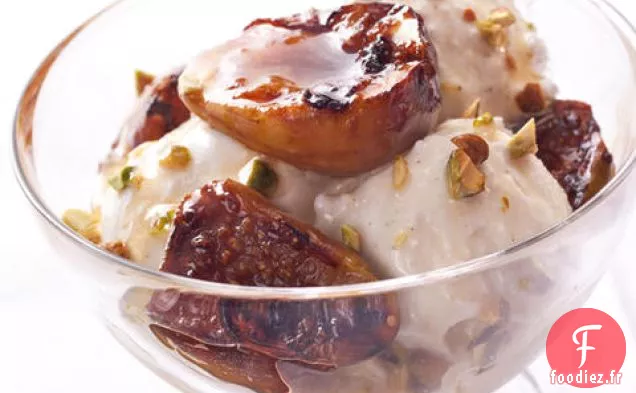 Sundaes à la Figue et à la Fleur d'Oranger Grillées