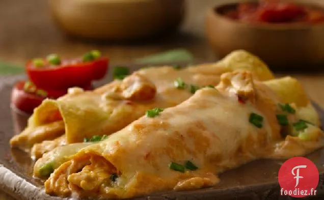 Enchiladas au Poulet au Fromage