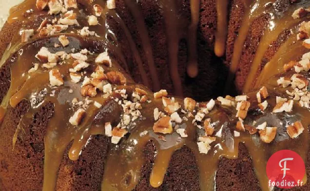 Gâteau Chocolat-Caramel - Noix
