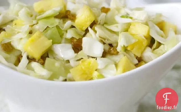 Salade de Chou-Ananas-Gingembre