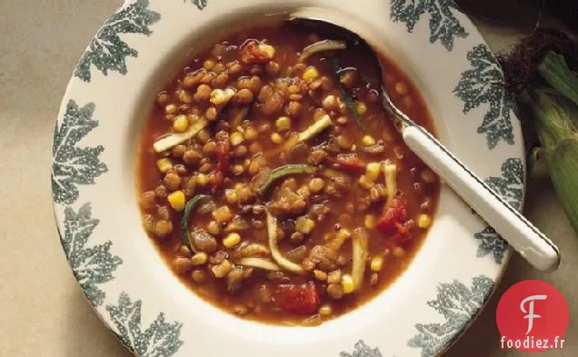 Soupe aux Lentilles et aux Légumes