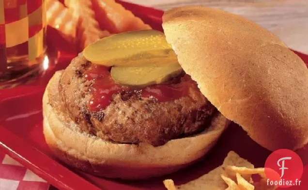 Burgers Grillés à la Bière d'Arrière-cour