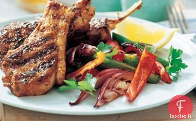 Agneau Noirci Aux Poivrons