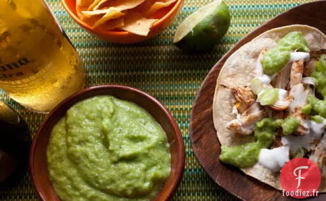 Guacamole Taquero (Tomatillo Guacamole)