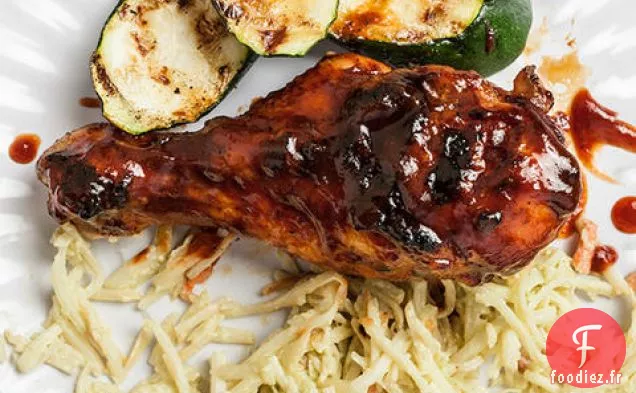 Poulet BBQ au Bourbon Acidulé