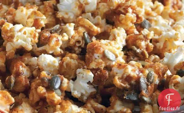 Mélange de Casse-croûte de Maïs soufflé aux Graines de Citrouille