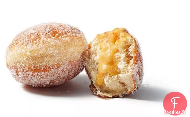 Chai Sufganiyot (Beignets de Hanoukka) à la Crème au Beurre Orange-Citrouille