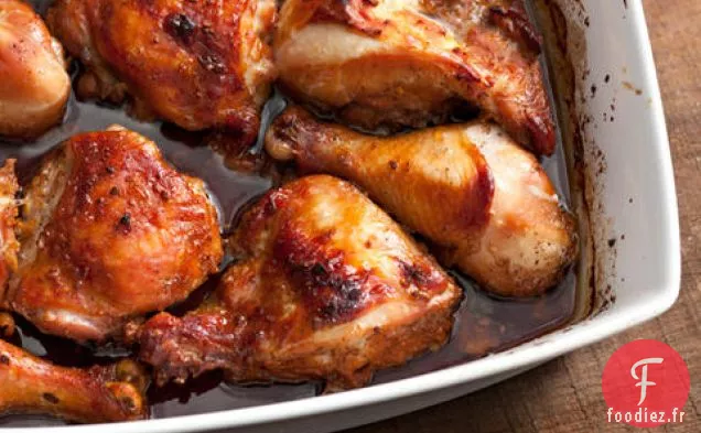 Poulet Cuit Mariné à l'Asiatique