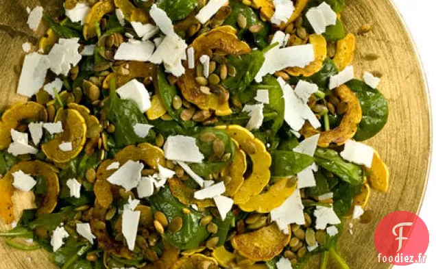 Salade de Courge Delicata Rôtie