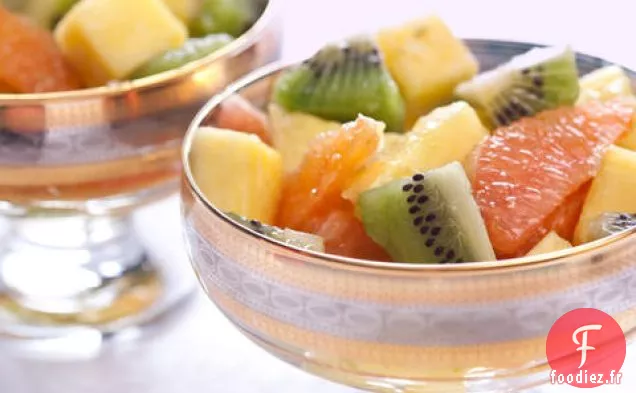 Salade de Fruits d'Hiver au Citron Vert et au Gingembre