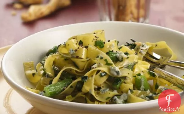 Tagliatelles aux Asperges et Sauce Gorgonzola