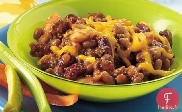 Boeuf Haché et Haricots Préférés à la Mijoteuse