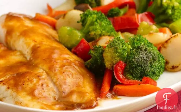 Tilapia Thaï avec Sauce aux Arachides