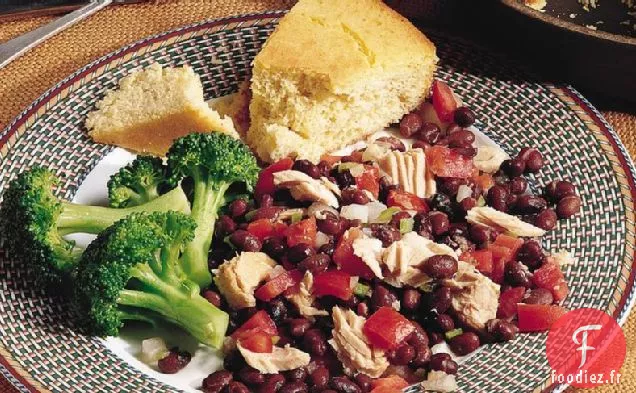 Thon du Sud-Ouest et Haricots Noirs