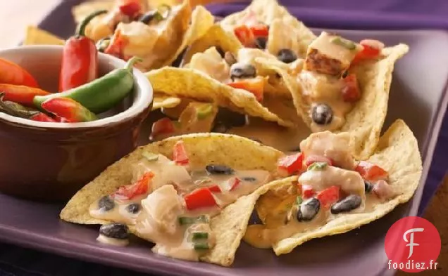 Nachos de Poulet Épicés à la Mijoteuse