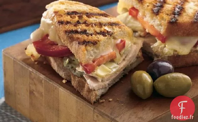 Sandwichs Panini à la Dinde Grillée