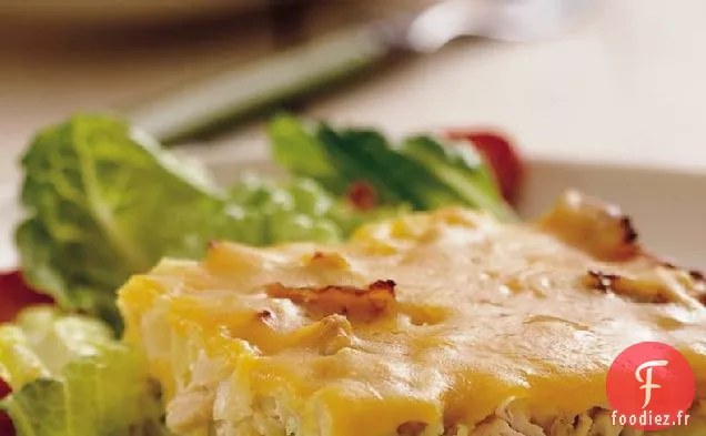 Tarte au Poulet et au Brocoli Incroyablement Facile (Taille de la foule)